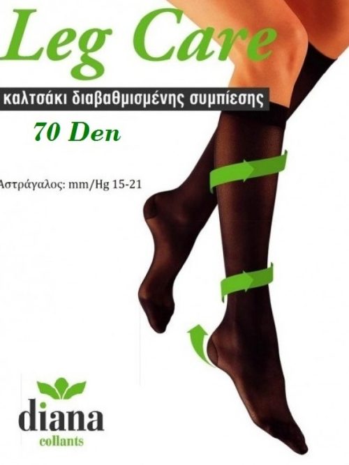2001 - Διαφανές Καλτσάκι Διαβαθμισμένης Συμπίεσης & Φλεβίτιδας 70D