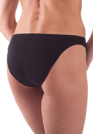 30014 slip tanga Mayro back 30014 - Ελαστικό Σλιπ Τανγκα Χωρίς Ραφές