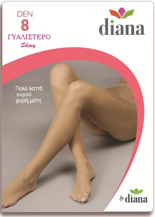 953- Γυαλιστερό Διαφανες Καλσόν 8D