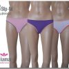 30036-vamvakero-Tai 30036 - Βαμβακερό Δίχρωμο Slip με Δαντέλα - 3 Τεμ.