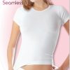 30020-T-Shirt-konto maniki 30020 - Ελαστική Κοντομάνικη Μπλούζα Χωρίς Ραφές