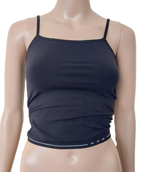 30018-4 CAMISOLE 41 30018-4 Κοντό ελαστικό καμισόλ με Σχέδιο Stars στο Λάστιχο