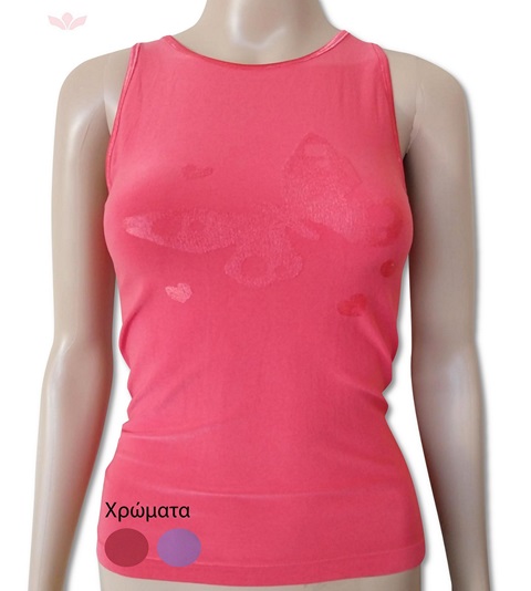 30052 camisole rodi 19 Ελαστική αμάνικη μπλούζα