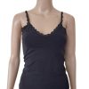 MS700 CAMISOLE MAYRO 1 MS700 - Ελαστικό Καμισόλ με Δαντέλα στην τιράντα