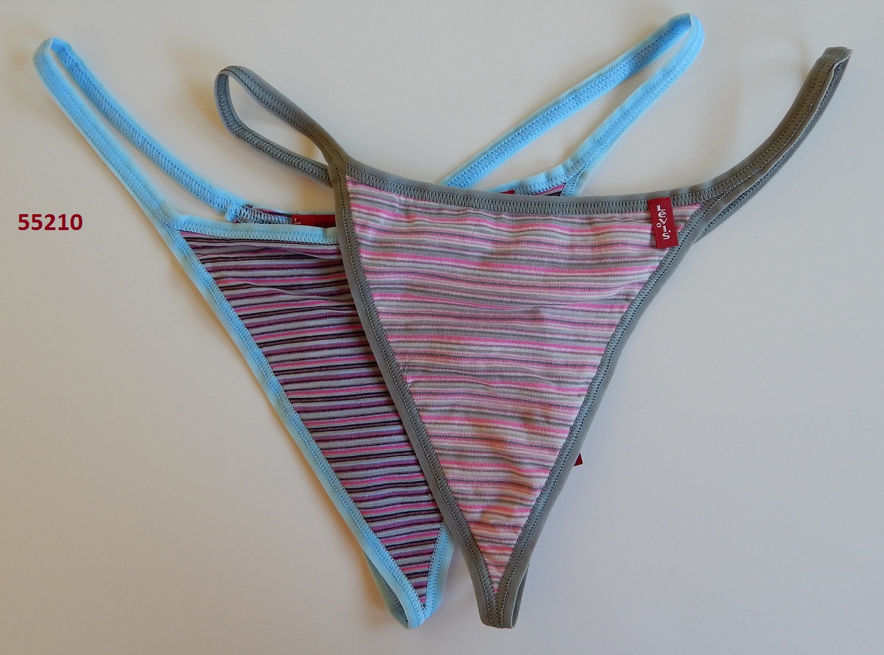 55210-Βαμβακερό String LEVIS Multi Stripes
