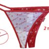 55901-G-String LEVIS Ημι-διαφανές 2 Tεμ.