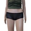 2211 boxer touli mayro 11 2211-2 Ημιδιαφανές μποξεράκι τούλι με Δαντέλα στο λάστιχο 3 τεμ.