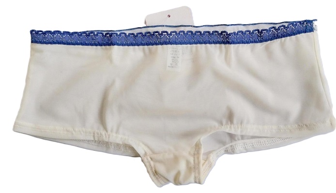 2211 boxer touli mpez 13 2211-2 Ημιδιαφανές μποξεράκι τούλι με Δαντέλα στο λάστιχο 3 τεμ.