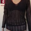 55545-Ημι-διαφανές Shirt LEVIS με Μακρύ Μανίκι και Δαντέλα 55545-Ημι-διαφανές Shirt LEVIS με Μακρύ Μανίκι και Δαντέλα