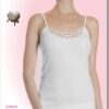 2630 vamvakero camisole dantela nb 2630 - Βαμβακερό Φανελάκι με Τιράντα και Δαντέλα