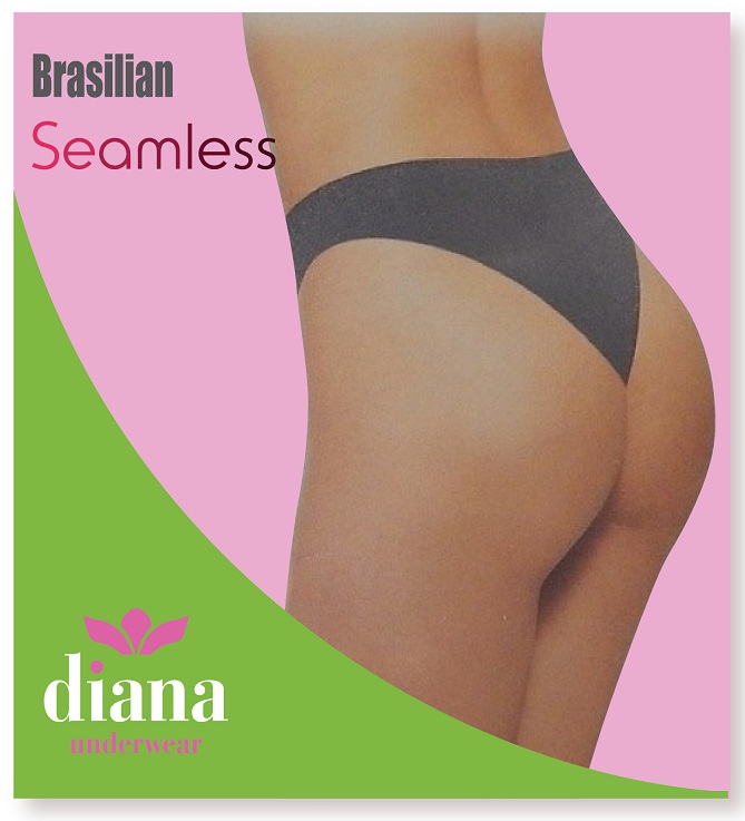 30023 brasilian string melanze 8 30023 - Στρινγκ με κόψιμο μπρασίλιαν Χωρίς Ραφές