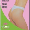 30043 pique string 30043 - Ελαστικό Στρινγκ με κόψιμο Μπρασίλιαν & πλέξη Πικέ