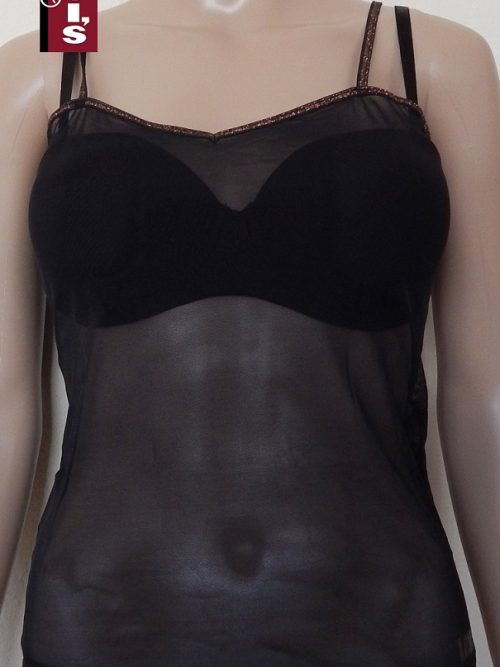 50830 Ημι-διαφανές Camisole LEVIS με Λεπτή Τιράντα