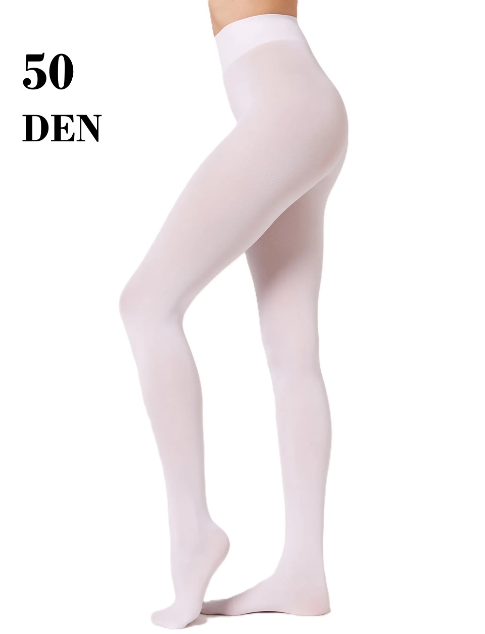 B24-10 kalson 50d LEYKO 3 B24-10 Αδιαφανές Καλσόν 50D Λευκό