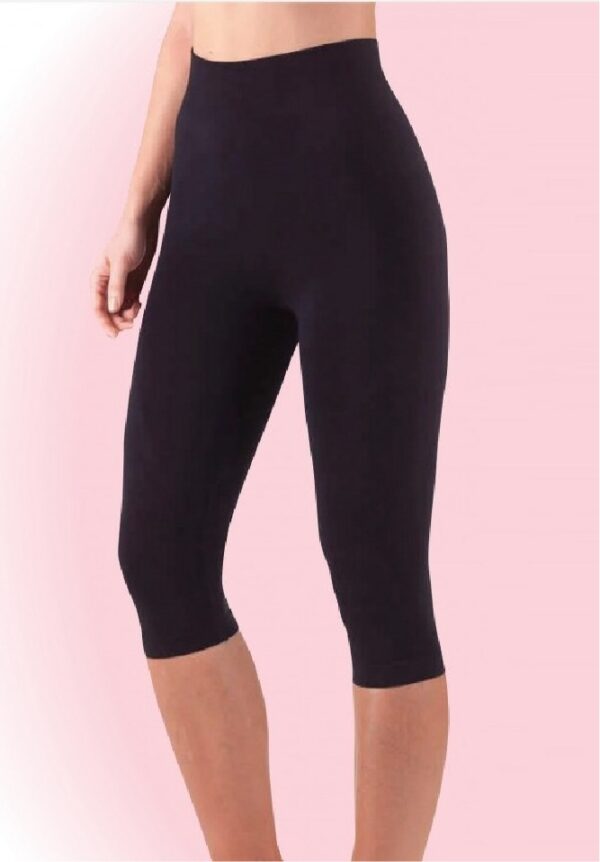 502273 vamvakero collant capri Black 502273 Βαμβακερό ελαστικό Κολάν Κάπρι