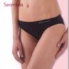 15 slip xamili mesi mayro 8 Ελαστικό Σλιπ με Χαμηλή Μέση