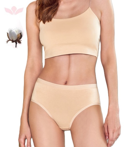 502057 slip derma 3 502057-20 Βαμβακερό Σλιπ φαρδύ στο πλάι 3 τεμ.