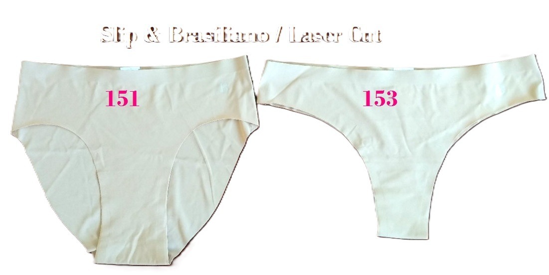 151-153 LASER CUT SLIP 153 - Αόρατο σλιπ μπρασίλιαν κομμένο με λέιζερ