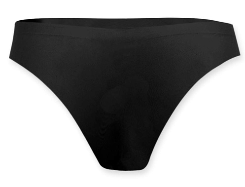 1532 aorato slip mayro 2 153 - Αόρατο σλιπ μπρασίλιαν κομμένο με λέιζερ
