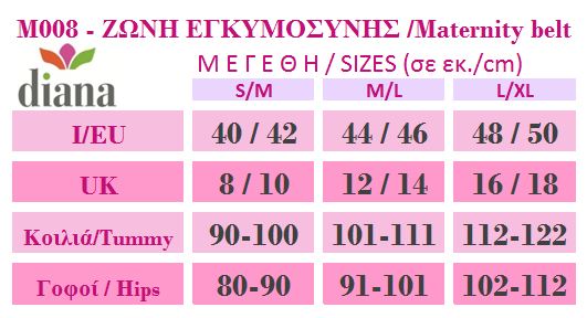 M008 - Ζώνη Εγκυμοσύνης-χωρίς ραφές M008 - Ζώνη Εγκυμοσύνης-χωρίς ραφές