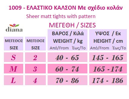 1009 - Ελαστικό Καλσόν σε Μορφή Κολάν με Σχέδιο Δαντέλα στο κάτω μέρος