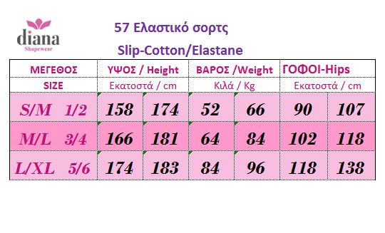 57 - Ελαστικό σλιπ-σορτς, χωρίς ραφές 57 - Ελαστικό σλιπ-σορτς, χωρίς ραφές