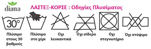 ΛΑΣΤΕΞ-ΚΟΡΣΕ- Οδηγίες συντήρησης