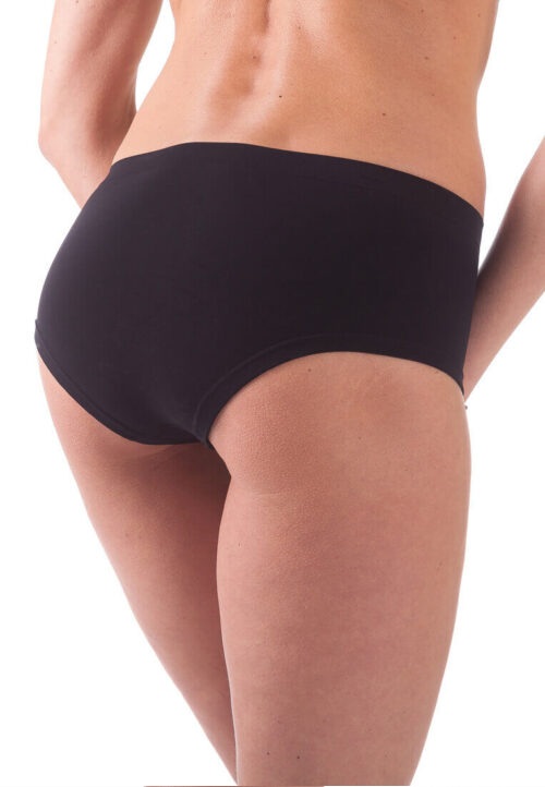 057 black back 57 - Ελαστικό Σλιπ Σορτς, χωρίς ραφές
