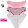 5011370 slip bambakero xromata 11 5011370 - Γυναικείο Βαμβακερό Σλιπ σε σχέδια -3 τεμ