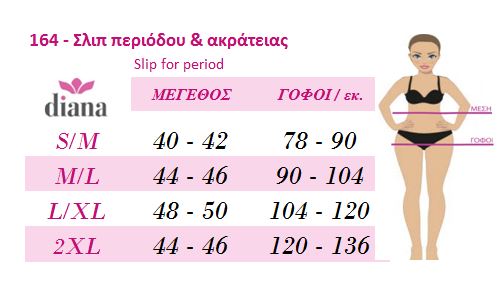 164 - Ελαστικό Σλιπ περιόδου και ακράτειας