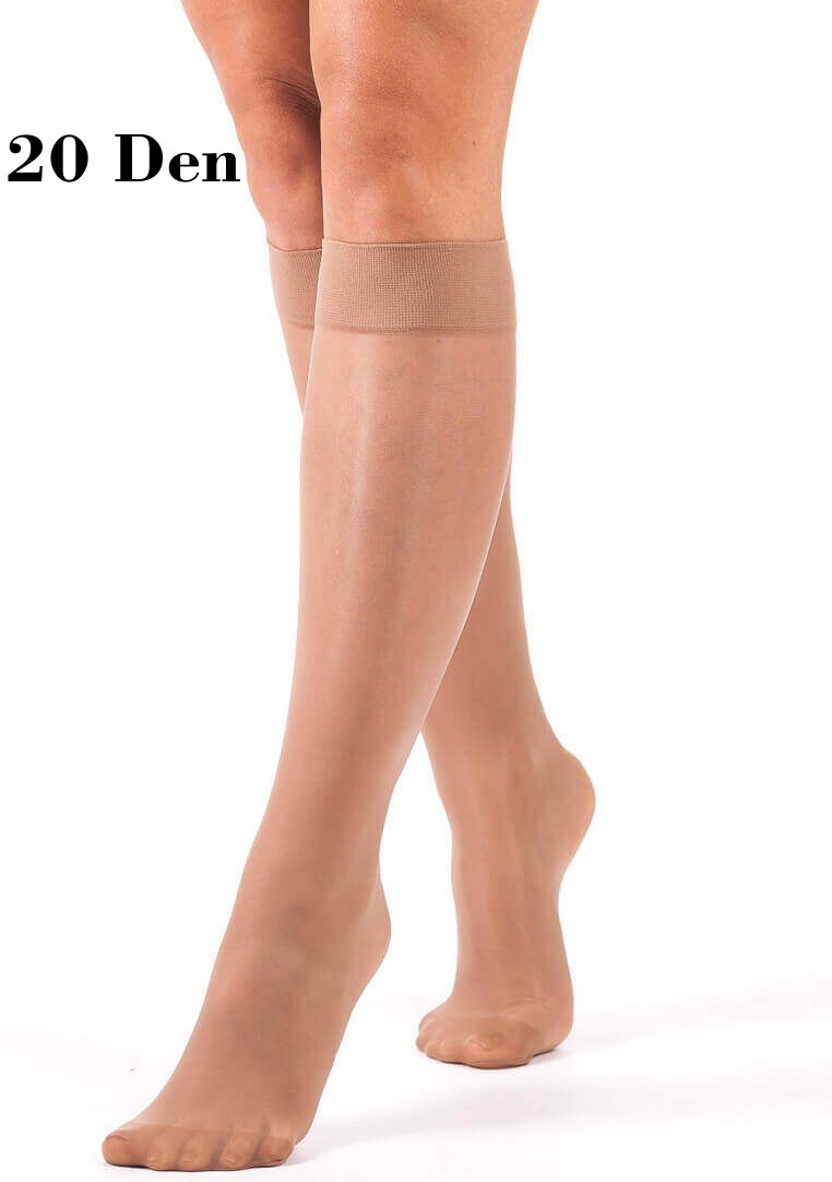 B40 Διαφανή Καλτσάκια Mousse 20D -6 ζεύγη