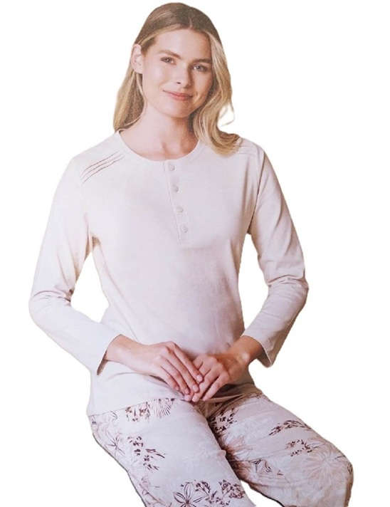 501455 - Γυναικεία βαμβακερή πυτζάμα L-XL-2XL-3XL