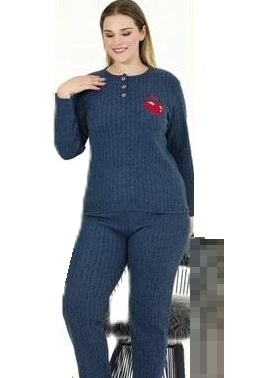 507010 - Γυναικεία βαμβακερή πυτζάμα σε 3XL, 4XL