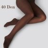 918 kalson 40d kafe 918-4 Ελαστικό Ημι-Διαφανές Καλσόν 40D Καφέ