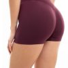 171 short gimnastiki bordo 3 171 - Ελαστικό ανατομικό σορτς με ανόρθωση